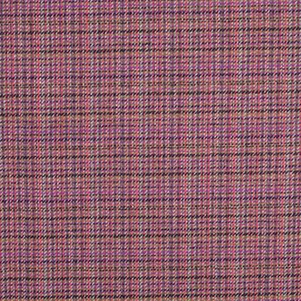 Coupon 100 / Mantelstof - Carreaux emma paars