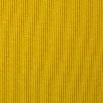Boordstof fijne ribbel - geel 312