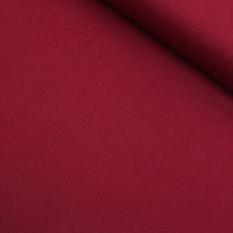 coupon 170 / Gabardine 1 organic - Burgundy darkred jupe