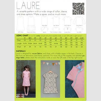 laure qipao jurk patroon pattern straightgrain kinder stoffen webshop online fabrics tissue shop