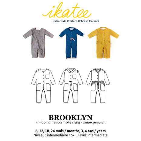 ikatee brooklyn combinaison mixte unisex jumpsuit patroon online patrons patterns