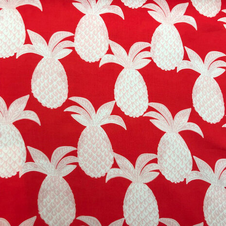 Viscose - Pineapple red