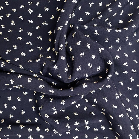 Viscose - Flower xxs on darkblue