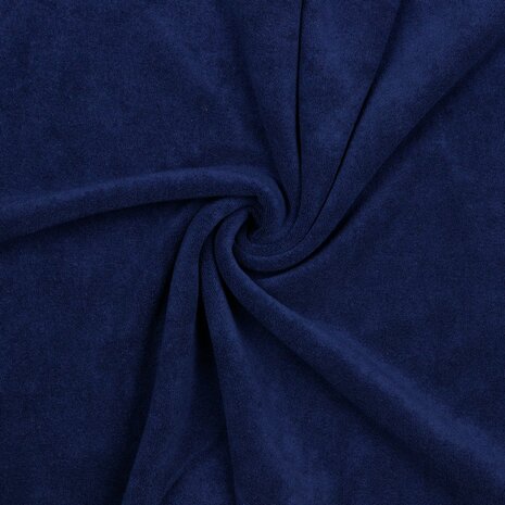 Badstof stretch - marineblauw 19