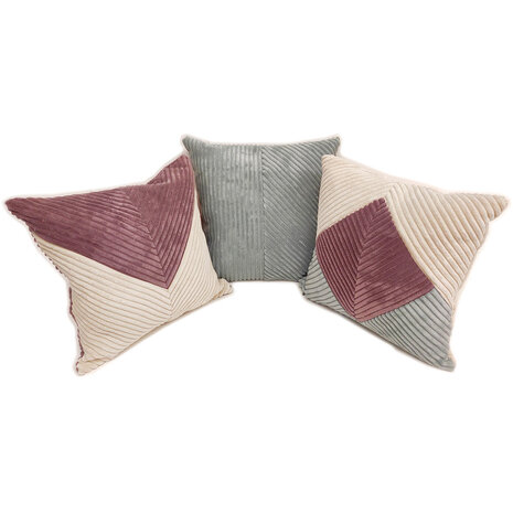 Stoffenpakket - kussenset rib scandinavisch