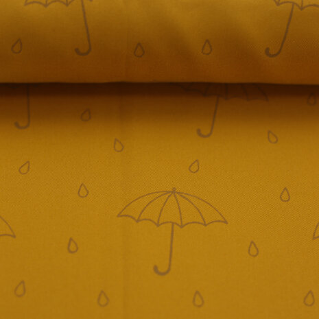 Softshell - Reflecterende paraplu oker