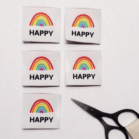 Label - Happy ik(5 stuks)