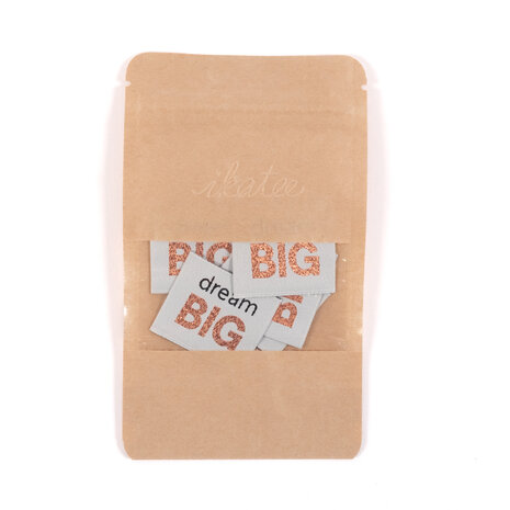 Label - Dream big ik (5 stuks)