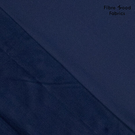 Ribfluweel stretch - Wisteria blauw fibremood