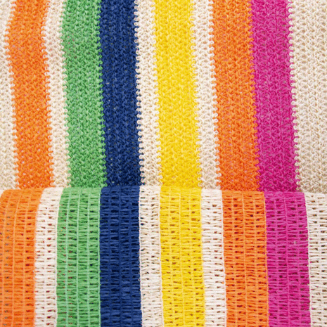 Raffia - Gekleurde strepen