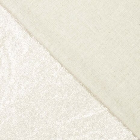 Viscose linnen - Folie zilver