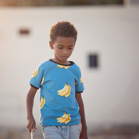 French terry - playtime bananas