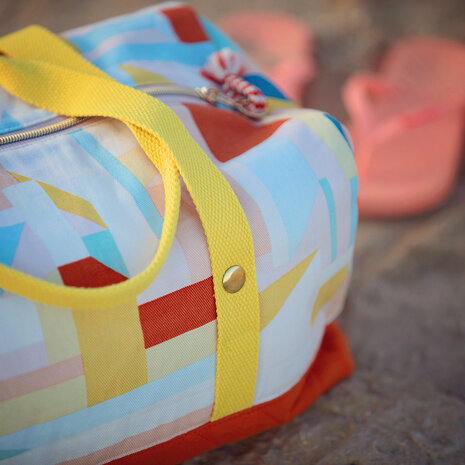 Canvas twill - playtime cubistics