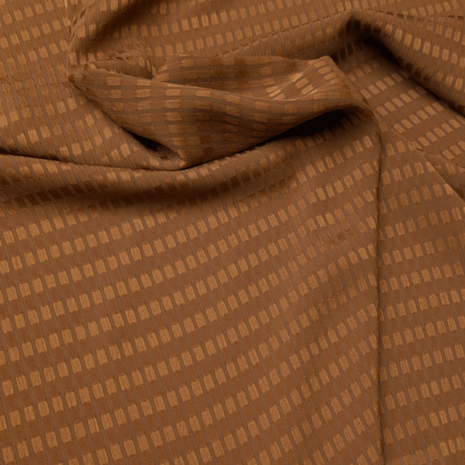 Coupon 300 - Damesstof Mozaiek camel FI