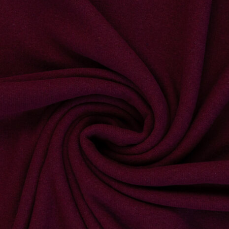 coupon 100/ Soft sweat knit - Bordeaux