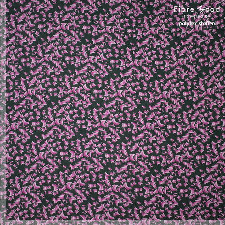 coupon 170 /Viscose fibremood - Herfstdans olijf roze