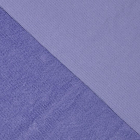 coupon 110/ Ribfluweel stretch - Lila 689