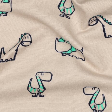 Flanel - Dino beige
