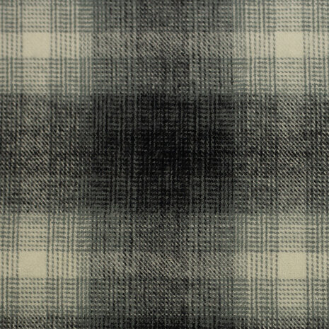 Flanel - Wood check grey