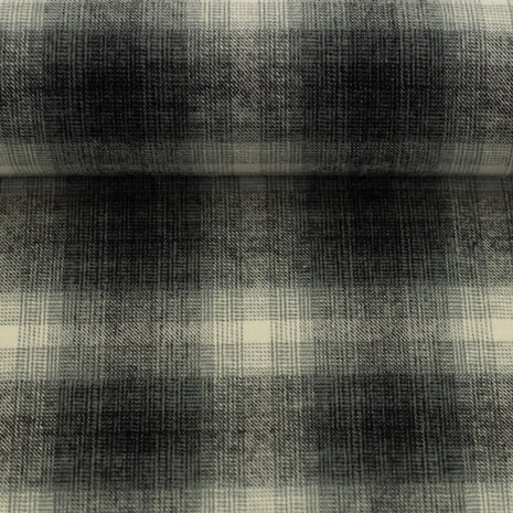 Flanel - Wood check grey