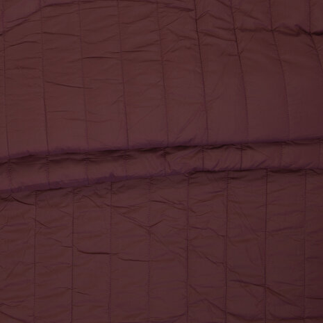 Matelasse fleece - Zachtbordeauroze