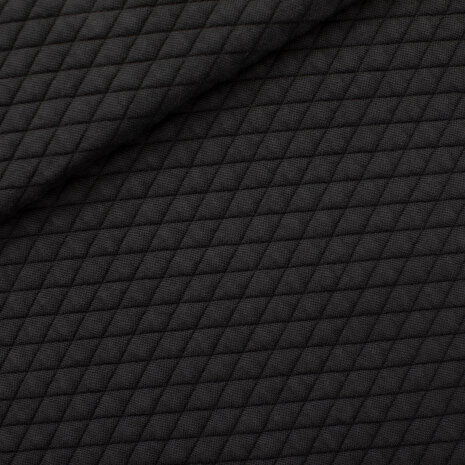 Matelasse piqué - Playtime black