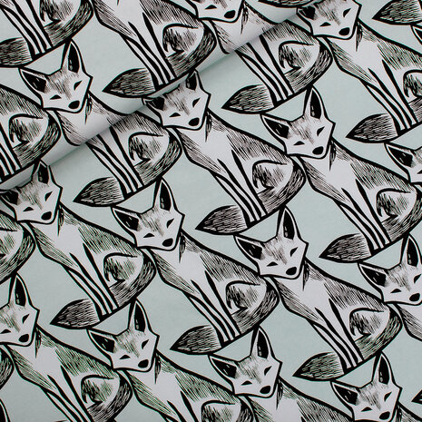 French terry - Playtime renard nouveau