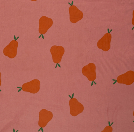 Ribfluweel - Peren op roze