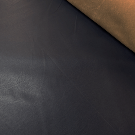 Vegan leder soepel- Nachtblauw fi