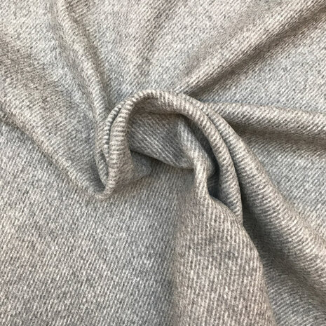 coupon 100/ Wol - Muisgrijs 002