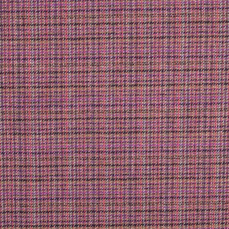 Coupon 100 / Mantelstof - Carreaux emma paars