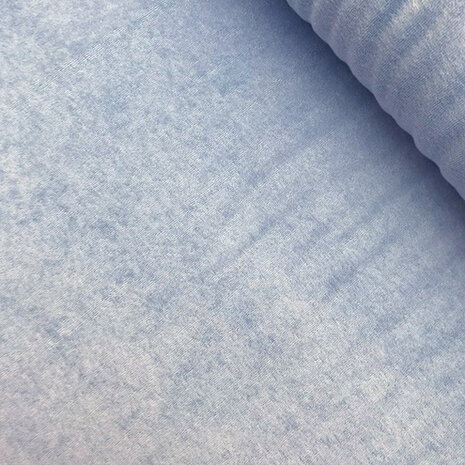 coupon 125 /Stretch badstof - Modal Lavendelblauw