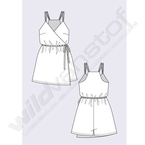 Named - Helga (wrap playsuit)