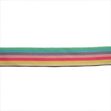 Tassenband 40 mm - Strepen multicolor pasteltint