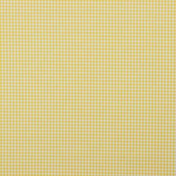Katoen - Vichy ruit geel (3mm)