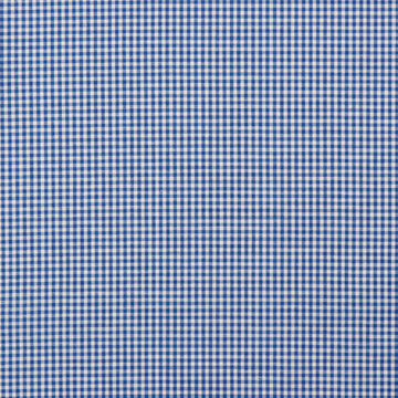 Katoen - Vichy ruit blauw (3mm)