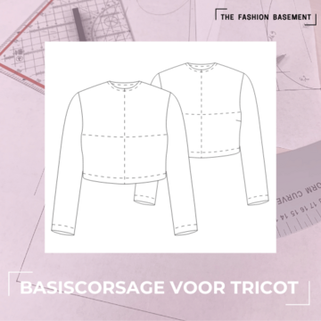 Fashion Basement - Basiscorsage tricot 34-46