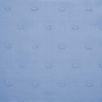 Coupon 140 / Katoen - Plumetis retro dots blauw