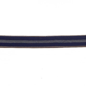 Elastiek 25 mm - Blauw grijs visgraat