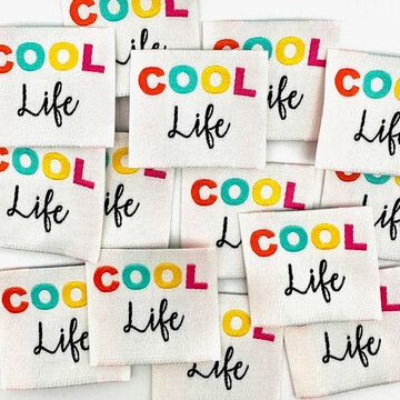 Label - Cool life (5 stuks)