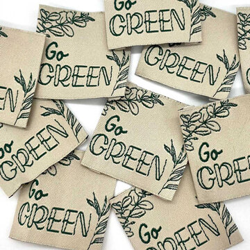 Label - Go green (5 stuks)