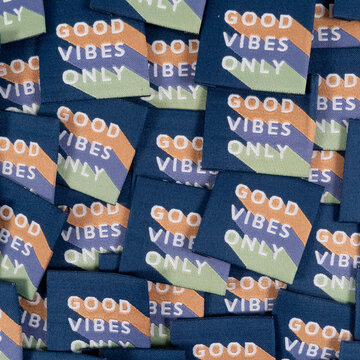 Label - Good vibes only ik(5 stuks)