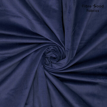 Ribfluweel stretch - Wisteria blauw fibremood