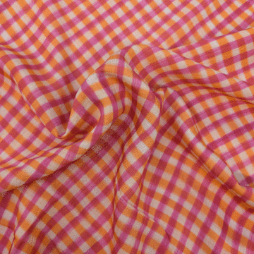 Viscose - Aquarel roze raster