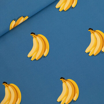 French terry - playtime bananas
