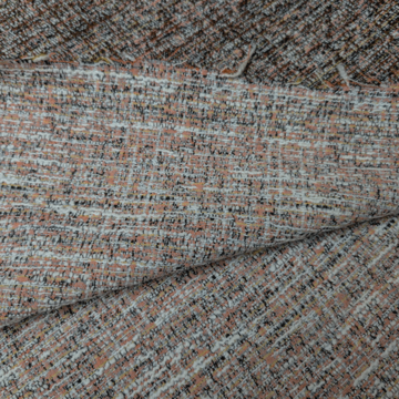 Coupon 200 - Jacquard Bruin zalmroze FI
