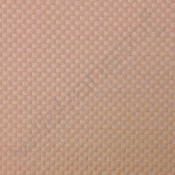 Coupon 90 / Jacquard - Roze hokjes met gouden spikkel