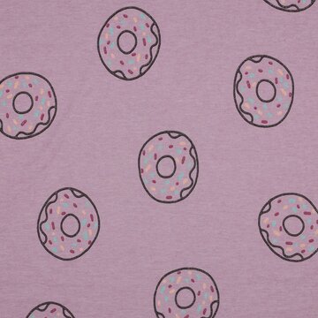 Coupon 85/ Jersey - Glitter donuts op zachtroze