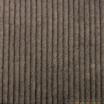 Ribfluweel - Dikke ribbel grijs