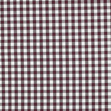 Katoen - Vichy ruit aubergine (10mm)